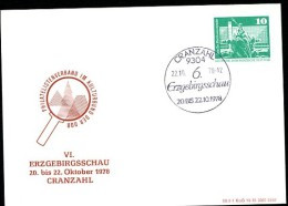 DDR PP16 D2/012 Privat-Postkarte ERZGEBIRGSSCHAU CRANZAHL Sost.1978  NGK 4,00 € - Postales Privados - Usados