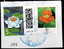 Bund 2021,Michel# 3644 R O  Neue Portostufen, Dauerserie: Welt Der Briefe Mit Nr. 155 - Used Stamps