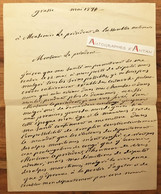 ● L.A.S 1894 Antoine MAURE - Grasse - Député Des Alpes Maritimes - Charles Dupuy Président Assemblée Lettre Autographe - Politiques & Militaires