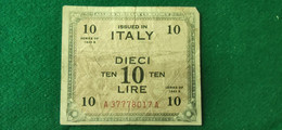 Italia 10 Lire 1943 - Occupazione Alleata Seconda Guerra Mondiale