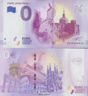 Vatikanstadt Souvenirschein Papst Johannes Paul I. Bankfrisch 2019 0 Euro Papst Johannes Paul I. - Vatikan