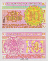 Kasachstan Pick-Nr: 4a Bankfrisch 1993 10 Tyin - Kazakistan