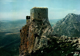 Ruines Du Château De QUERIBUS  (dernier Refuge Des Cathares En 1255 )  (Recto-verso) 11 - Other & Unclassified