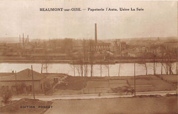 95-BEAUMONT-SUR-OISE- PAPETERIE L'AUTO , USINE LA SOIE - Beaumont Sur Oise