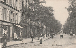 PARIS  XVII  RUE BALAGNY  CPA - Arrondissement: 17