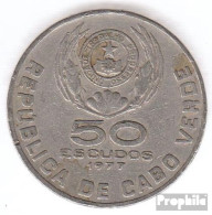 Kap Verde KM-Nr. : 21 1977 Sehr Schön Kupfer-Nickel Sehr Schön 1977 50 Escodos Cabral - Cape Verde