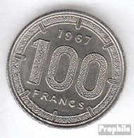 Kamerun KM-Nr. : 14 1967 Vorzüglich Nickel Vorzüglich 1967 100 Francs Antilopen - Kameroen