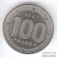 Kamerun KM-Nr. : 14 1967 Vorzüglich Nickel 1967 100 Francs Antilopen - Cameroon