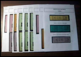 Départ 1 Euro - 85618/ Collection De Timbres De Grève - Saumur 1953 Bel Ensemble Cote +/- 1000 Euros - France - Collezioni