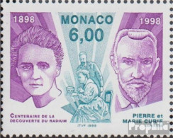 Monaco 2402 (kompl.Ausg.) Postfrisch 1998 Pierre Und Marie Curie - Neufs
