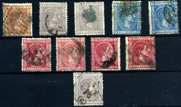 España Nº 162/4, 166, 168 Usados. Año 1875 - Used Stamps