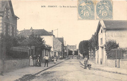 95-ERMONT-LA RUE DE SANNOIS - Ermont-Eaubonne