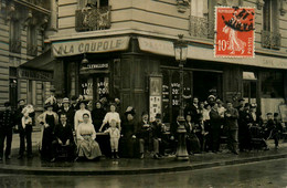 Paris 4ème * Carte Photo * Devanture Café Restaurant A La Coupole LEVALLOIS 4 Rue De Lobau * Commerce - Paris (04)