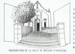 Houtaing ( Ath ). Inauguration De La Salle De Musique D'Houtaing. Invitation. **** - Other