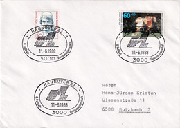 Germany 1988 Cover; Football Fussball Calcio Soccer: UEFA EURO 88; Niedersachsen Stadion Hannover: Denmark - Spain - 1966 – England