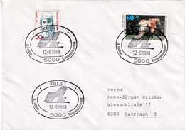 Germany 1988 Cover; Football Fussball Calcio Soccer: UEFA EURO 88; Müngersdorfer Stadion Köln; Netherland - Russia - 1966 – Angleterre