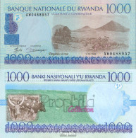 Ruanda Pick-Nr: 27b Bankfrisch 1998 1.000 Francs - Ruanda