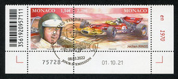 MONACO (2022) Pilotes Mythiques, Formula Formule 1, F1, Jochen Rindt (1942-1970), Grand Prix, Lotus 72 - Coin Daté - Gebruikt