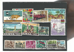 56149 ) Collection  Kenya Uganda Tanzania Postmark - Kenya, Ouganda & Tanzanie