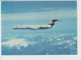 Vintage Rppc Austrian Airlines Douglas Dc-9 Aircraft - 1919-1938: Entre Guerres