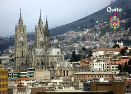 Ecuador Quito National Vow Basilica New Postcard - Ecuador