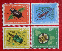READ Kevers Käfer Beetles NVPH 69-72; 1961 MH / Ongebruikt NIEUW GUINEA NIEDERLANDISCH NEUGUINEA NETHERLANDS NEW GUINEA - Nouvelle Guinée Néerlandaise