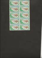 AFARS ET ISSAS  - COQUILLAGE -N° 414 BLOC DE 10 NEUF SANS CHARNIERE -ANNEE 1975 - COTE 60 € - Unused Stamps