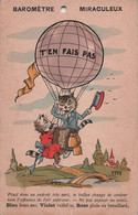 CPA Baromètre Miraculeux - Chats Habillés En Montgolfière - Ballon - Emy - Geklede Dieren