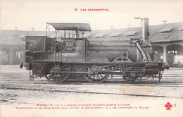 CPA - Les Locomotives - Machine Tender - Construite En 1854 1855 - Collection F Fleury - Trains