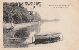 Environs De LONGUE. - Vue De L'Etang Des Haies. Carte RARE - Other & Unclassified