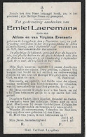 Laeremans Emiel ( Krijgshospitaal  -langdorp 1907 - Aken 1928) - Religion & Esotérisme