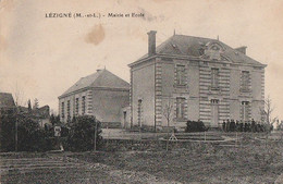 LEZIGNE. - Mairie Et Ecole - Altri & Non Classificati