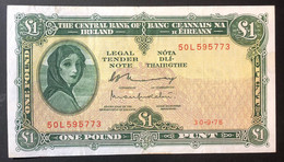 Irlanda Ireland 1 Pound 30 09 1976 Pick#64d Bb+ LOTTO 1615 - Islandia