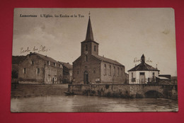 ROUVROY.  LAMORTEAU.  L'EGLISE, LES ECOLES ET LE TON. ANIMATION. - Rouvroy