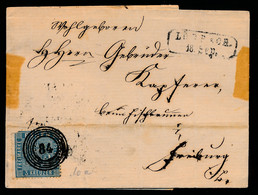 COVER  BADEN 3 KREUZER  10   BELLE ETAT           3 SCANS - Lettres & Documents