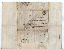 TB 3581 - 1832 - LAC - Lettre De Mr Marc MATHON à AMIENS Pour Mme DEPLASSE - LACOMBE à SAINT CLEMENT LES MACON - 1801-1848: Précurseurs XIX