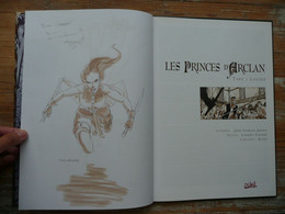 LES PRINCES D ARCLAN TOME 1 LEKARD GAUDIN SIEURAC DEDICACE NOMINATIVE DE SIEURAC EDITION ORIGINALE EO 2004 SOLEIL PRODUC - Dedicados