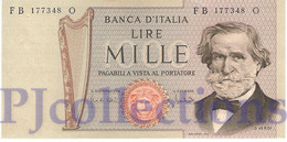 ITALIA - ITALY 1000 LIRE 1971 PICK 101b AU+ - 1000 Lire