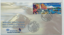 Nations Unies - "Année Internationale De L'eau Douce" - Enveloppe 1er Jour Du 20 Juin 2003 - Série Oblitéré N° 482 à 483 - Lettres & Documents