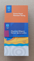 Athens 2004 Olympic Games, Full Set Of 35 Sports Leaflets With Mascots. ENGLISH Version - Kleding, Souvenirs & Andere