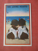 Black Americana  Two Loving Hearts.    Ref 5759 - Negro Americana