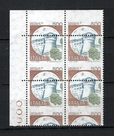 ITALIE 1980: Bloc De 4 CDF Du ZNr.1730 Neufs**, Var. "superbe PAC" R - 1971-80:  Nuovi