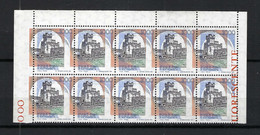 ITALIE 1980: Bloc De 10 CDF Du ZNr.1735 Neufs**, Var. "couleurs Orange, Noire Et Verte Fortement Déplacées" RR - 1971-80:  Nuovi