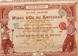 MINES D'OR DU KATCHKAR - Mines