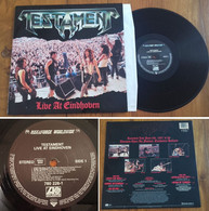 RARE Deutsch LP 33t RPM (12") TESTAMENT «Live At Eindhoven» (1987) - Hard Rock & Metal