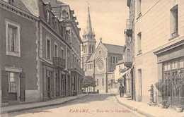 CPA - France - Paramè - Rue De La Gardelle - Eglise - Rosace - Restaurant Lelièvre - Pompe - Animée - Bazar Parisien - Parame