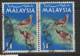 Malaysia   1965  SG  24  $1 Fine Used Pair - Federation Of Malaya