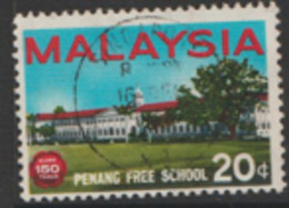 Malaysia   1966  SG  35  Penang Free School   Fine Used - Fédération De Malaya