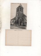 95. CPA - EZANVILLE - église -  Scan Du Verso   - - Ezanville