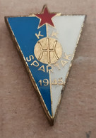 Basketball Club KK Spartak Subotica Vintage Serbia Ex Yugoslavia Pin Badge - Basketball